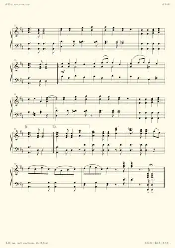 欢乐颂-贝多芬小提琴谱