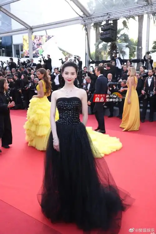 刘诗诗戛纳红毯##刘诗诗东方美貌