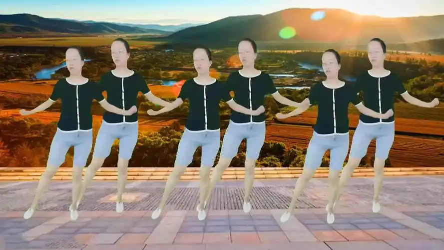 经典金曲广场舞《碎心石》轻盈优美,舞步动感,时尚简单
