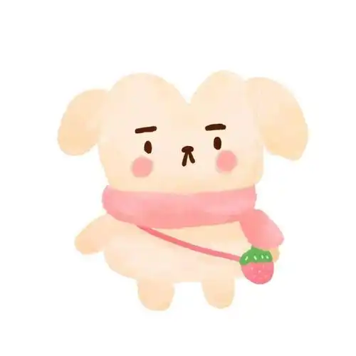 童趣简约手绘动物情侣头像,动物头像图片-回车桌面