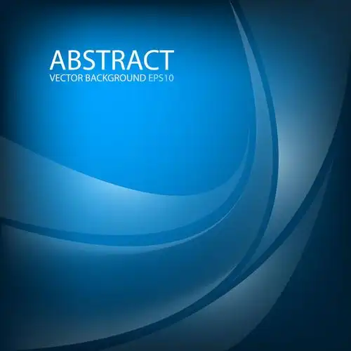 蓝色梦幻背景边框