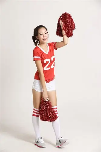 啦啦队服少女时代打歌服足球宝贝拉拉队服啦啦操服装表演演出服装