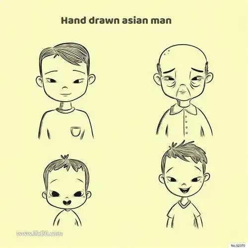 儿童成长过程中的简笔画