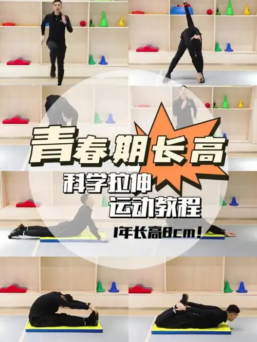 青春期长高拉伸运动教程一年长高8cm