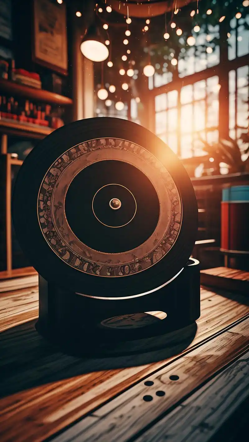 复古风情9615黑胶唱片壁纸精选