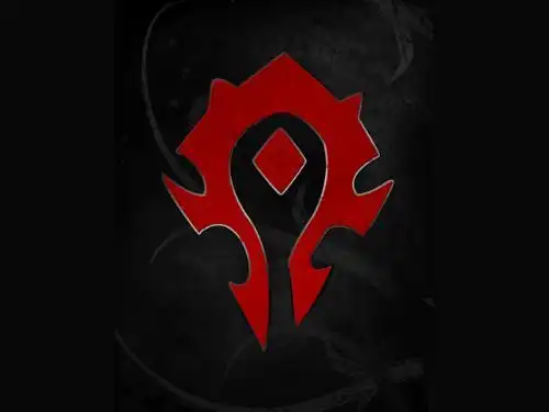 求张魔兽世界部落logo的高清图 白底的 满意就给分 在线等