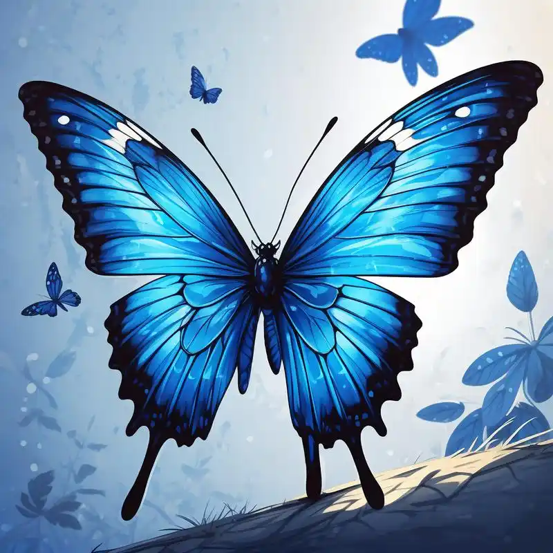 这些头像,将蓝色蝴蝶的梦幻与神秘完美融合,仿佛能引领你进入一个未知