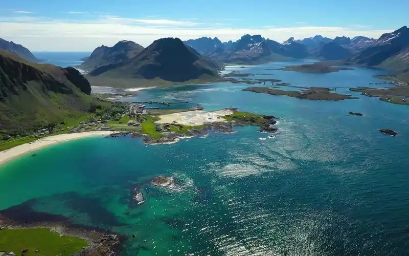 drone view angle (12k uhd) cinematic 12k hdr 240fps norway dolby