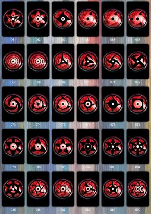 写轮眼火影忍者卡贴轮回眼九尾高清水晶磨砂卡贴纸定制公交学生饭卡