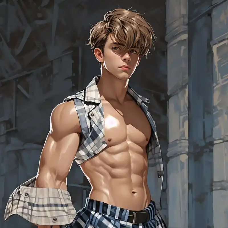 94格纹腹肌男神头像99 哇喔,看看这些格纹腹肌男神的真人头像,是