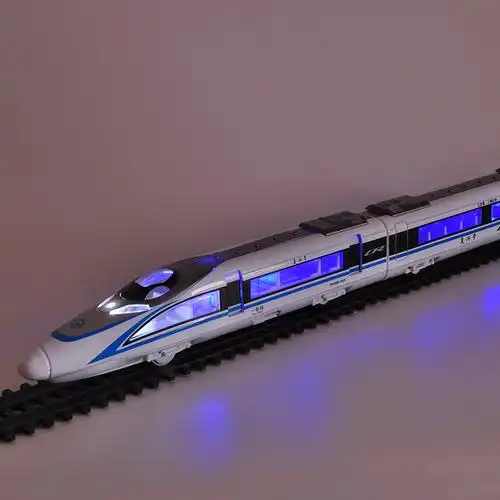 仿真复兴号高铁合金模型和谐号金属火车头磁悬浮列车火车模型