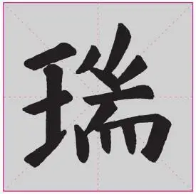 欧阳询楷书基本笔画训练:王字旁的写法