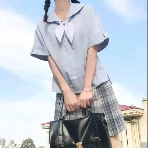 这么仙气的jk制服头像,可爱女生头像!