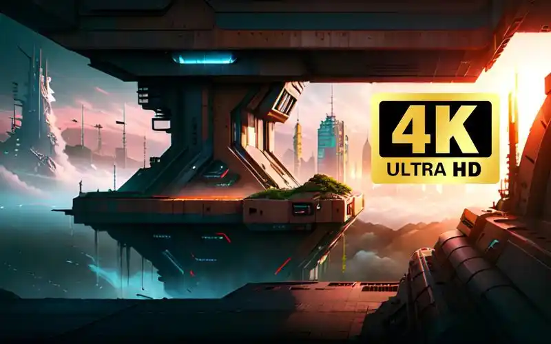 【赛博朋克】4k史诗级大型科幻工业建筑场景之六,ai绘画设计