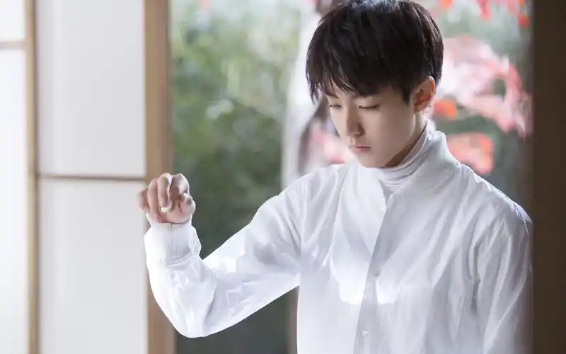 王俊凯白衣帅气写真图片桌面壁纸-大陆明星-壁纸下载-美桌网