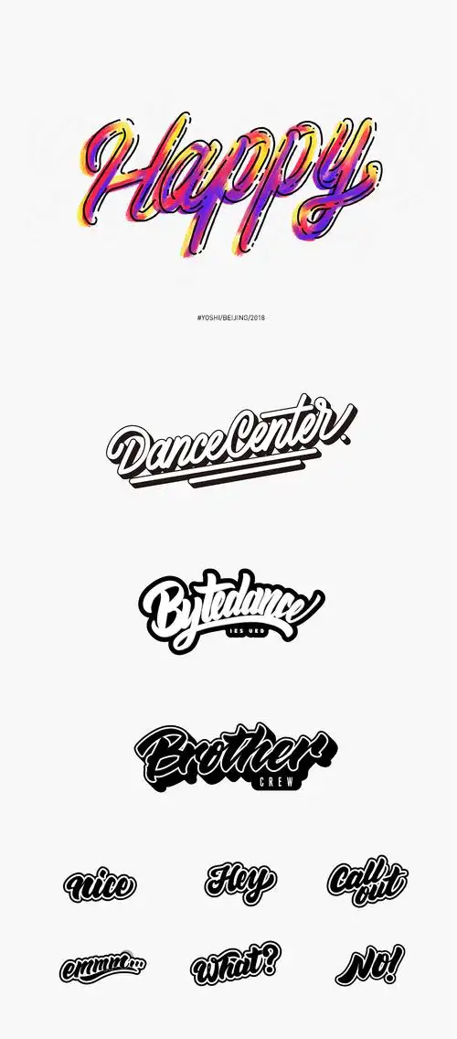 英文字体手绘练习