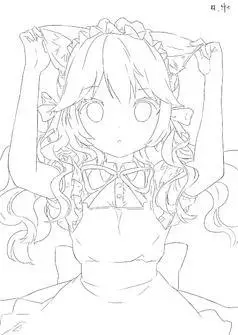 动漫男猫耳朵简笔画可爱简笔画猫耳娘耳朵简笔画女孩 第1页简笔画猫