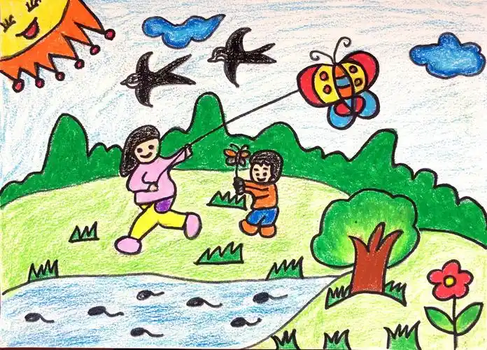 其它 "双幼"画廊--春景图 写美篇供稿:美术组 照