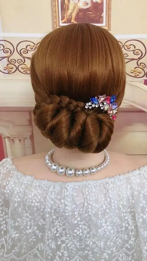 过好冬天#儿女结婚妈妈这样盘发