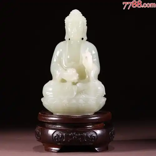 和田玉佛像摆件