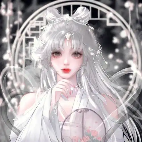 手绘漫画闺蜜头像唯美古风动漫多人图片