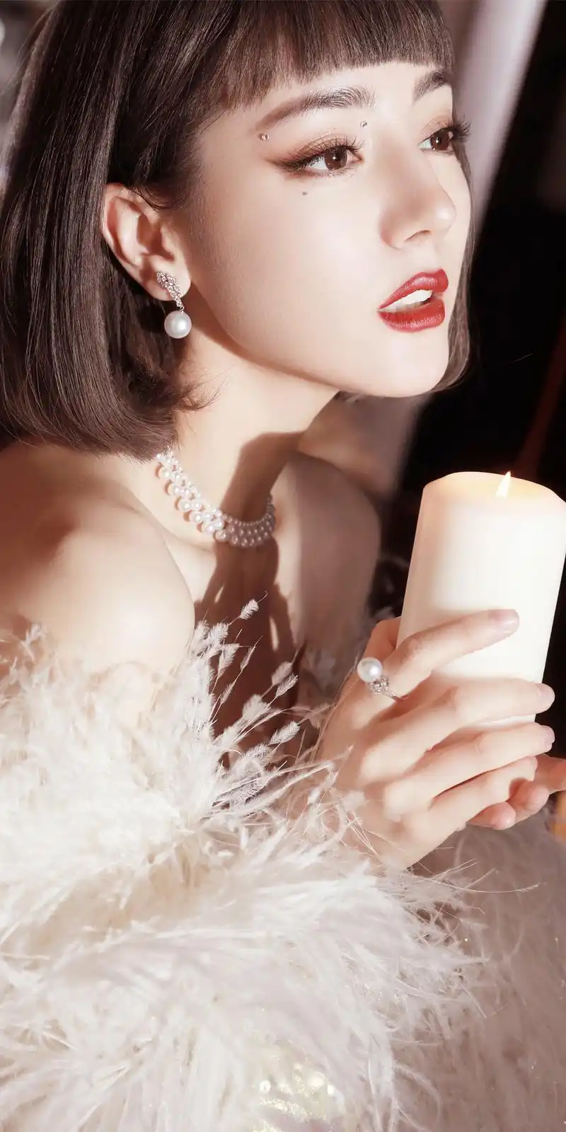 迪丽热巴新造型惊艳少了一分攻击性的明艳多了一分温柔恬静