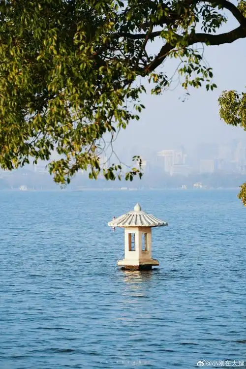 感##记录旅行#下午在杭州西湖柳浪闻莺citywalk,用相机记录眼前的美景