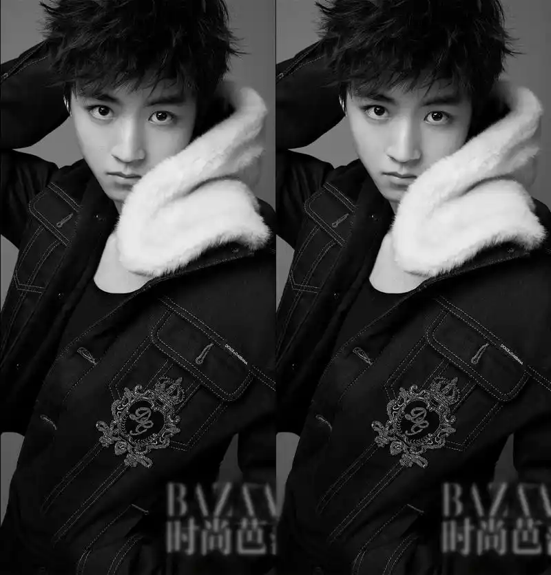 王俊凯全新时尚芭莎内页大片上线!超有趣少年帅气搞怪无缝切换!