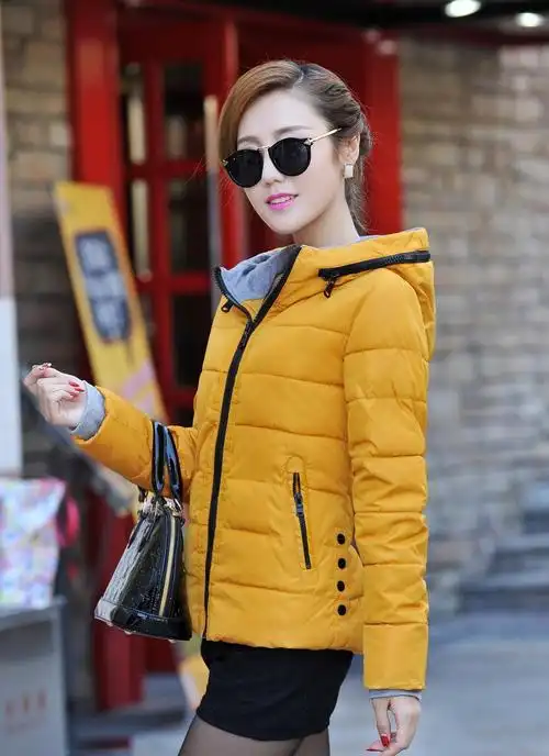 新款女士棉衣外套 修身棉服短款女冬装淑女装特别推荐