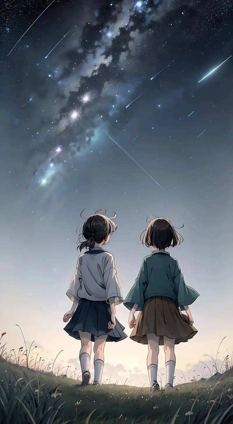 小情侣手牵手奔跑的背影,女生穿着清凉,男生休闲时尚,夜晚在草 - 抖音