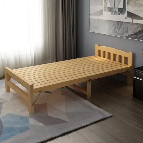 午休折叠床单单人床简易便携陪护经济型双人床家用折叠床