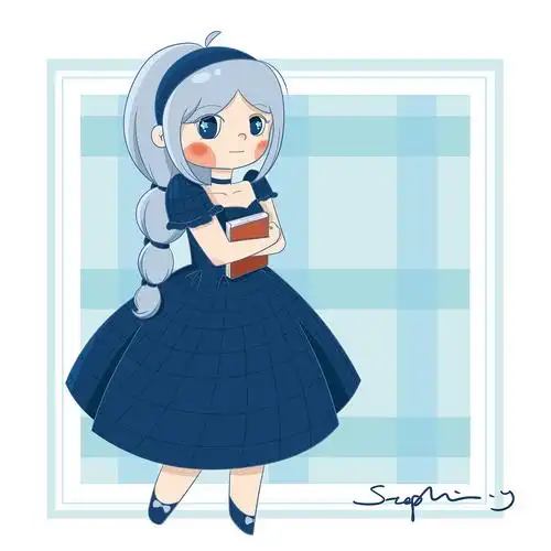 精致女孩q版卡通小女孩合集