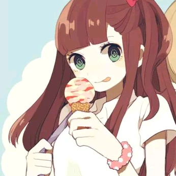 【疏璃】二次元 意境 头像 小清新 高清 插画 简洁 女生 呆萌 唯美