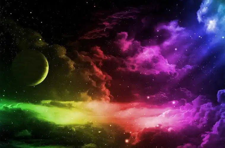 唯美宇宙星空高清宽屏壁纸_震撼唯美的星空