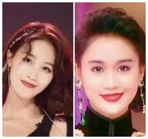 梁小冰蓝盈莹是同类型长相可两人一个微笑唇一个下垂嘴差太远