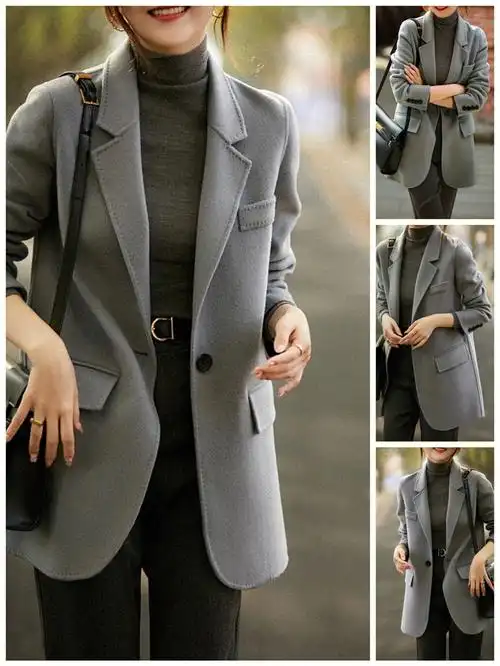 ootd春日78西装外套穿搭0878超显气质