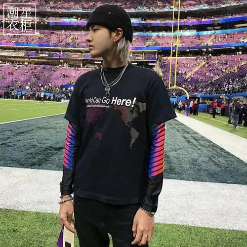 热销吴亦凡同款短袖衬衫男