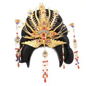 古代假发发饰皇后簪子头饰宫廷大气流苏发簪中式禾服步摇凤冠古装