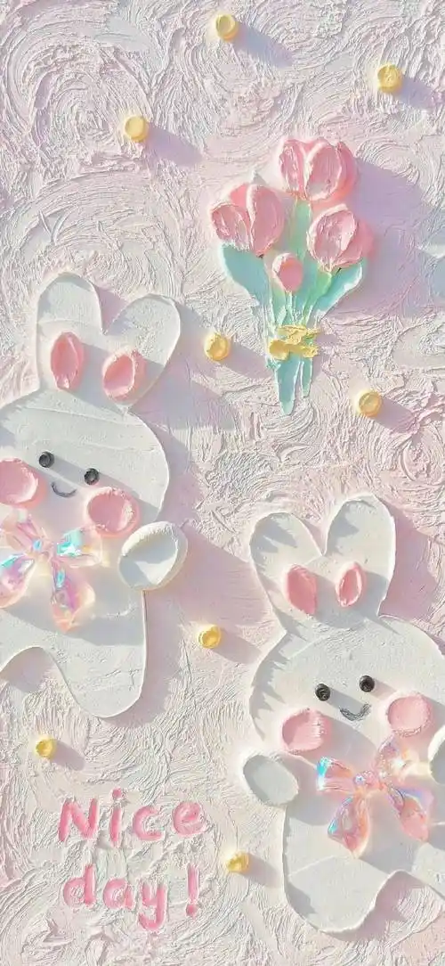 壁纸合集 | 超爱这组粉色治愈系壁纸