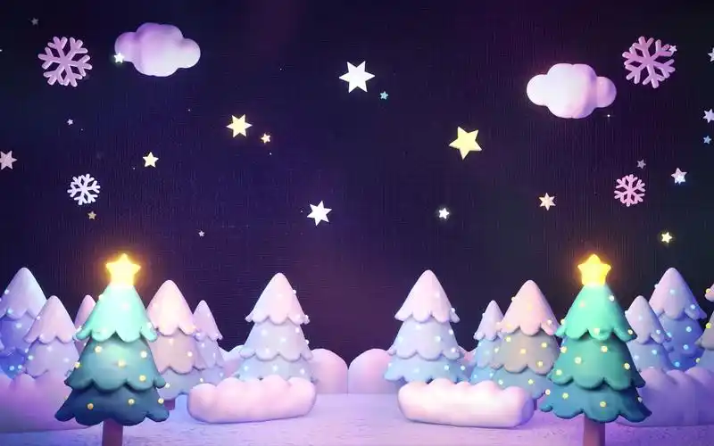 儿童节目表演大屏幕可爱卡通幼儿园舞台led晚会演出背景视频素材