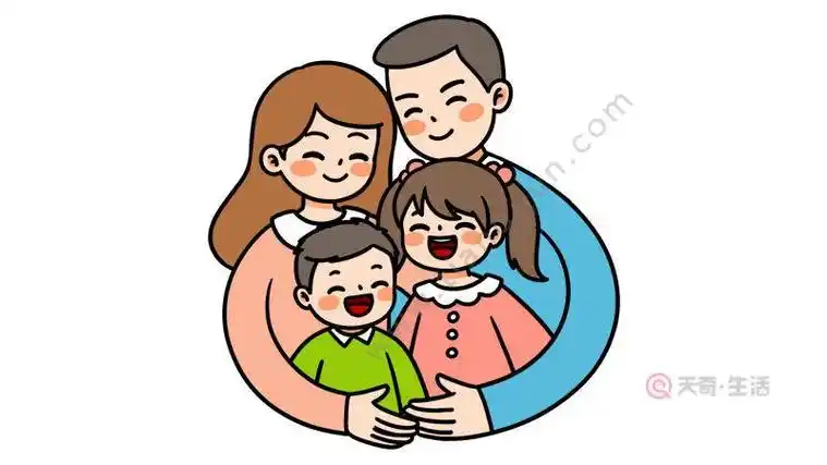 全家福影评女生一家四口简笔画步骤图片大全如何画一家四口简笔画一家