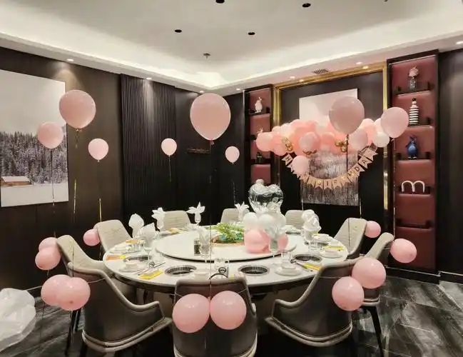 包厢生日布置