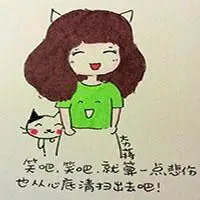 带字女生头像萌萌哒卡通【点击鼠标右键下载】