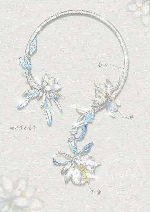 二十四节气印象设计白露大项链设计