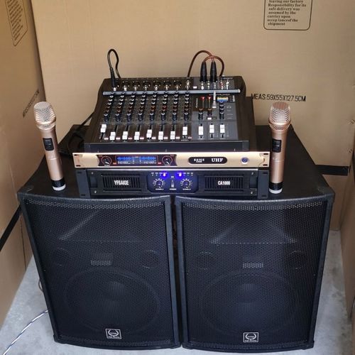 单15寸专业舞台音响婚庆演出户外ktv大功率功放机调音台音箱套装