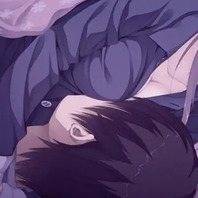 动漫头像男女接吻头像高清甜蜜的情侣动漫接吻头像图片