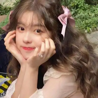 可爱仙气头像甜美真人女