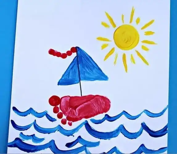 【创意绘画】幼儿园手印画和足迹画,值得珍藏的记录孩子成长的画