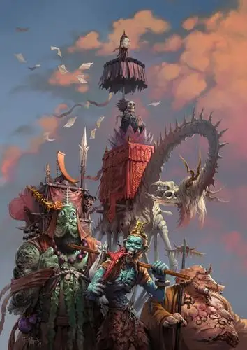 orange 插画作品 骷髅西游记