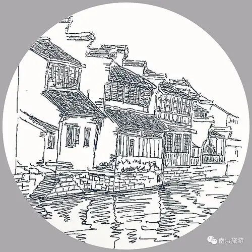 手绘南浔丨画笔下的江南水乡